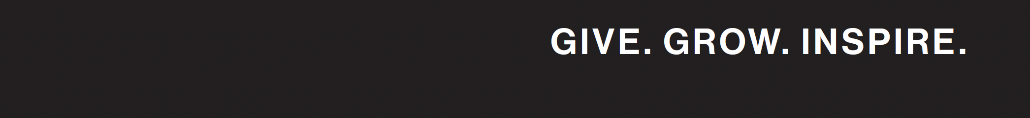 words give, grow, inspire